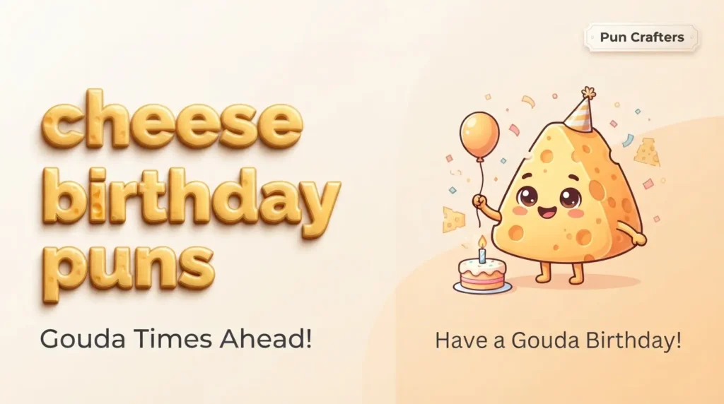 cheese birthday puns