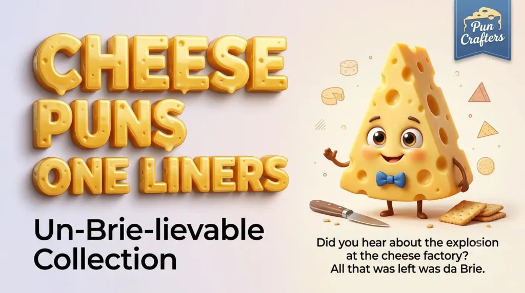 cheese puns one liners