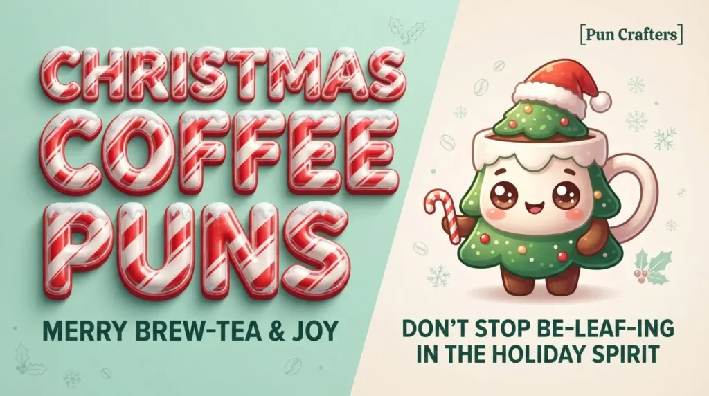 christmas coffee puns