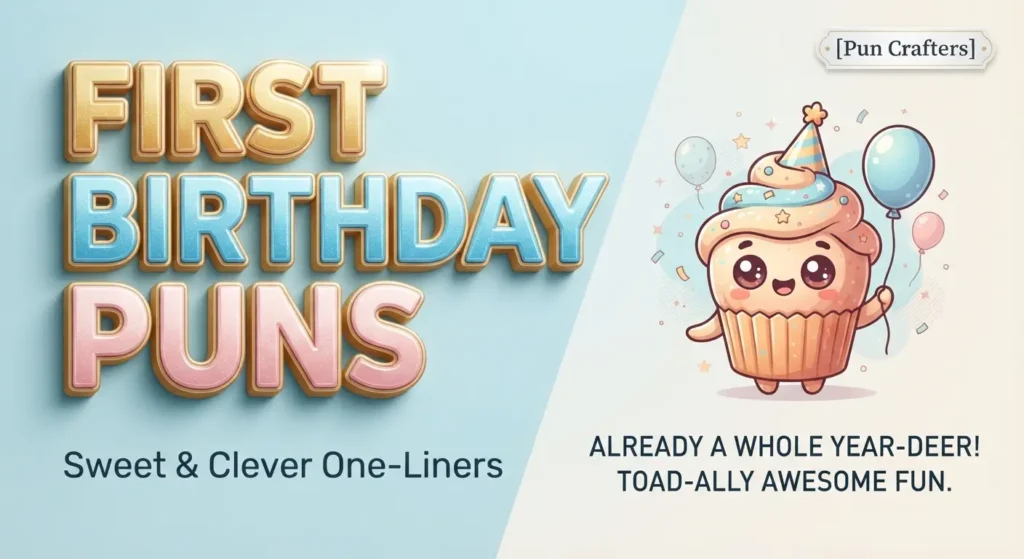 first birthday puns