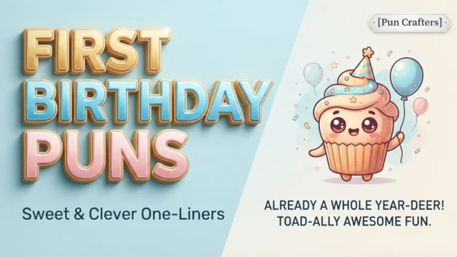 first birthday puns