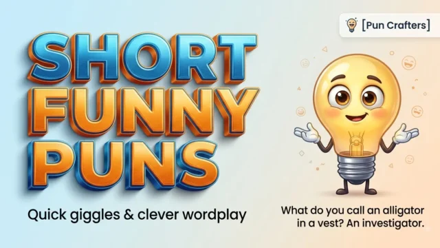 short funny puns