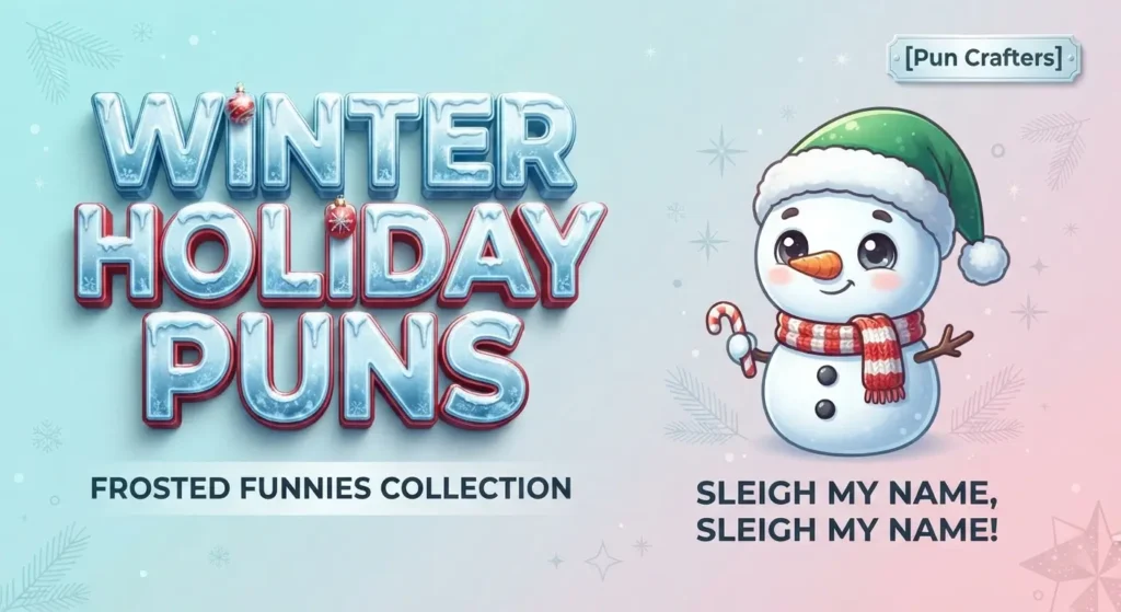 winter holiday puns