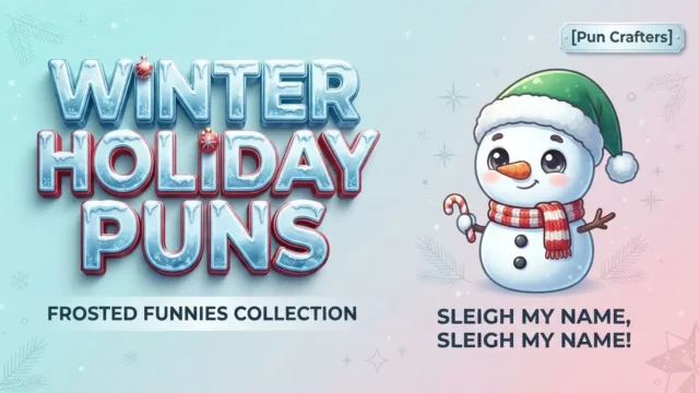 winter holiday puns