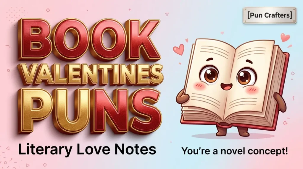 book valentines puns