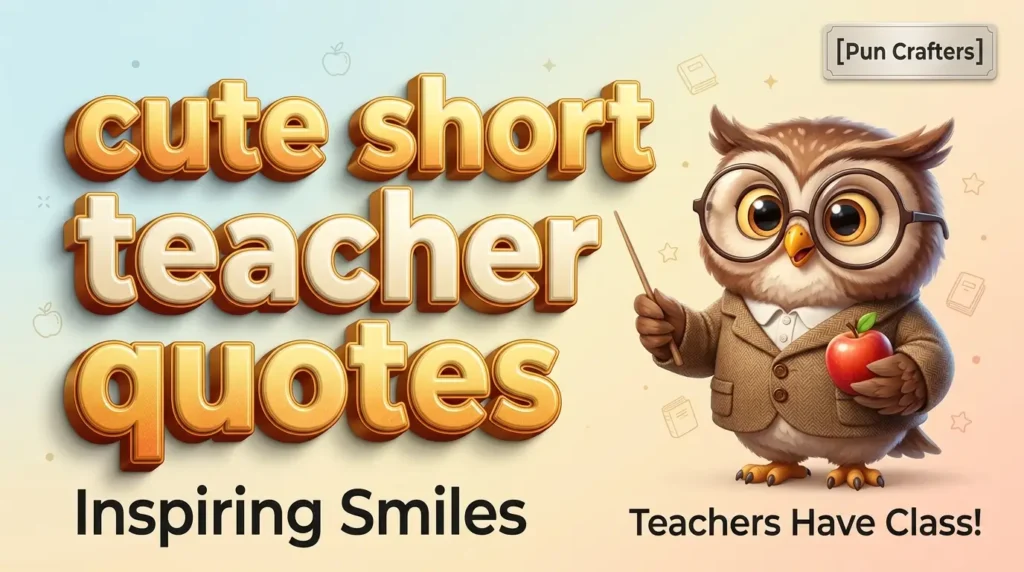 cute short teacher quotes
