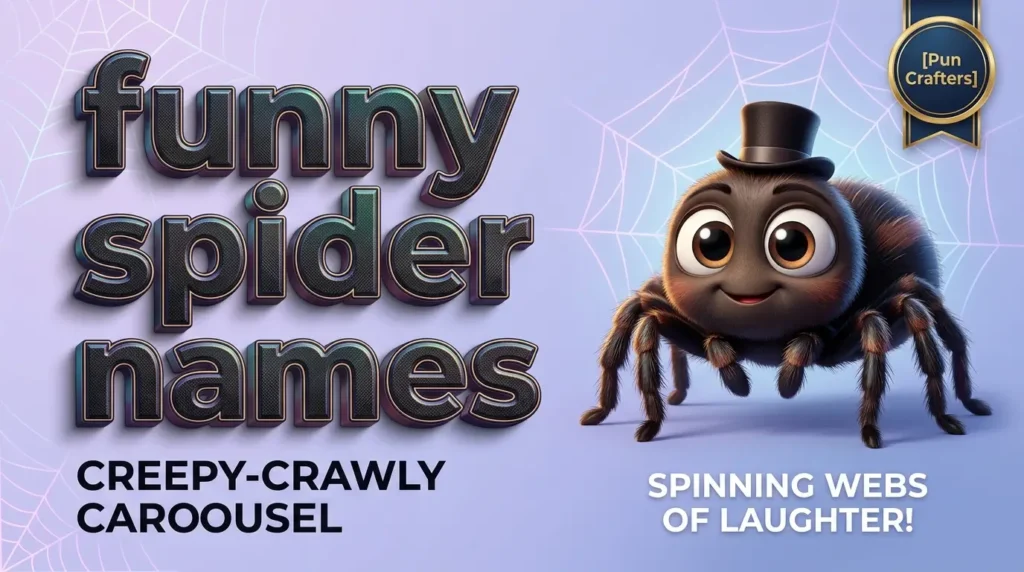 funny spider names